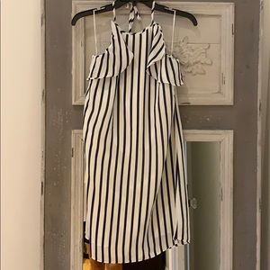 NWT Jcrew stripe halter dress